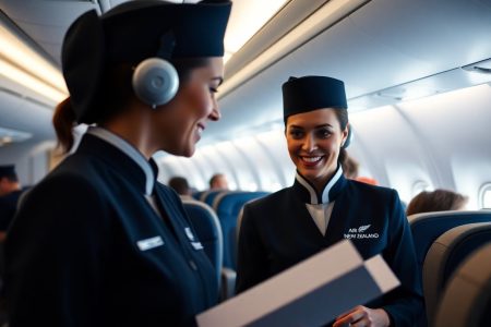 Air New Zealand cabin crew