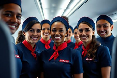 Air Serbia cabin crew