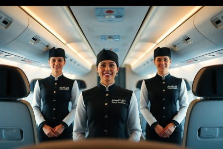 Saudi Arabian Airlines cabin crew