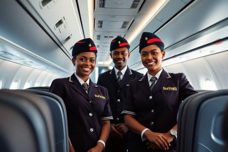 Surinam Airways cabin crew