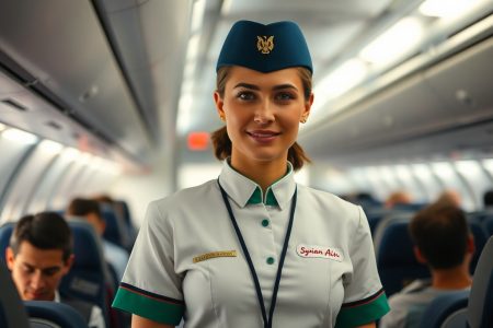 Syrian Air cabin crew
